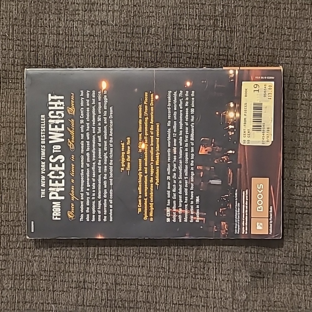 50 Cent paperback "From Pieces to Weight" - Picture 2 of 6
